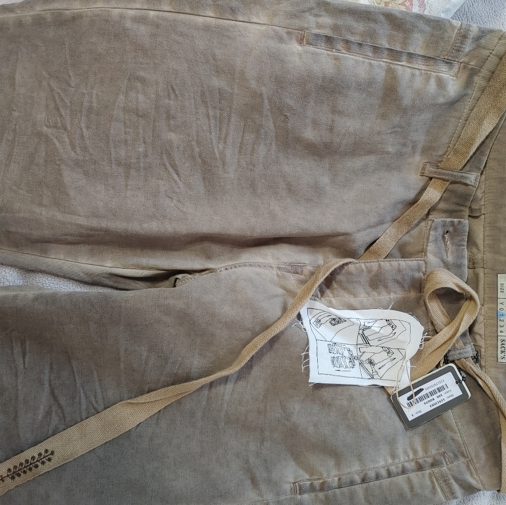Green pants, new with tags